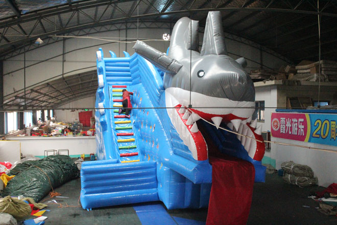广西大鲨鱼水滑梯制造